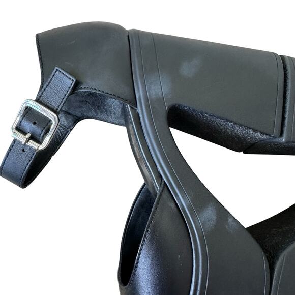 FREE PEOPLE Gwen Platform Mary Janes Black  US 8/ EU 38 - Picture 6 of 11